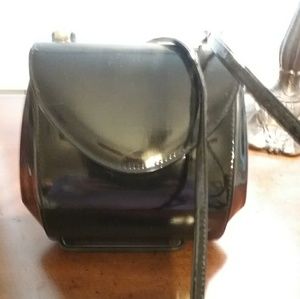 Black patin bag